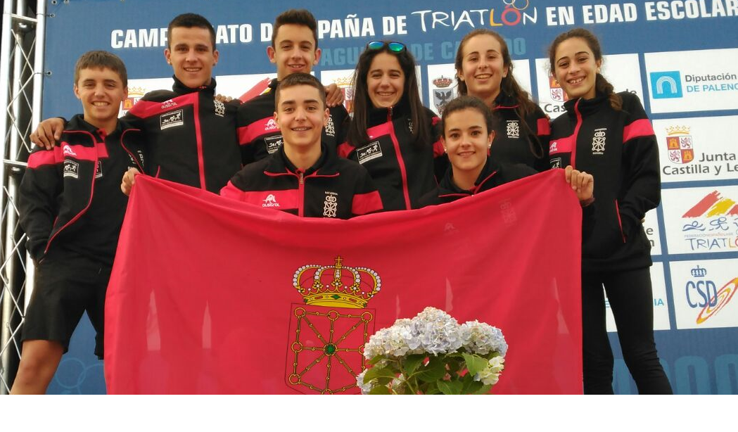 D&eacute;cimo puesto para la selecci&oacute;n navarra en el Campeonato de Espa&ntilde;a de Triatl&oacute;n en Edad Escolar
